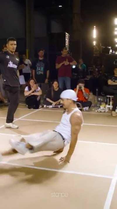 This b-boy with disability showing crazy skills