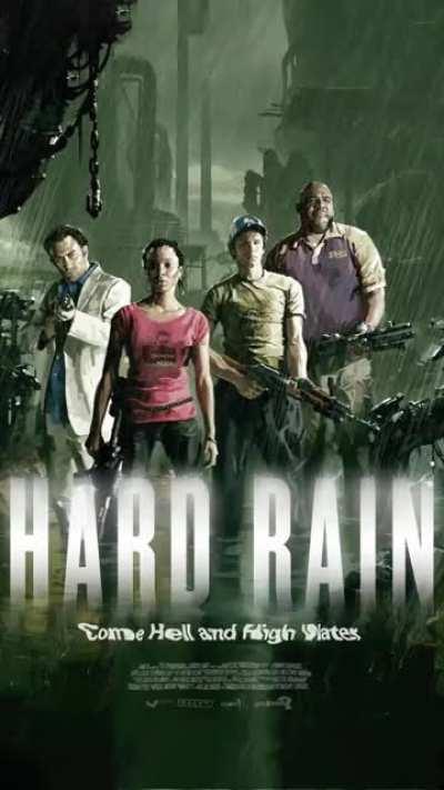 Hard Rain animated poster - been messing around in After Effects and added some subtle animations to Left 4 Dead posters