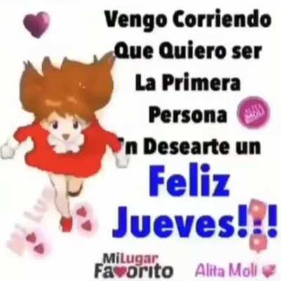 feliz jueves