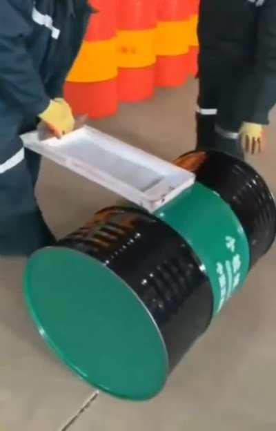 Printing text onto barrels