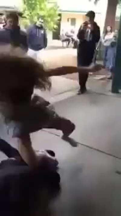 To get knocked out by a girl