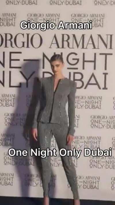 Taylor at One Night Only Dubai