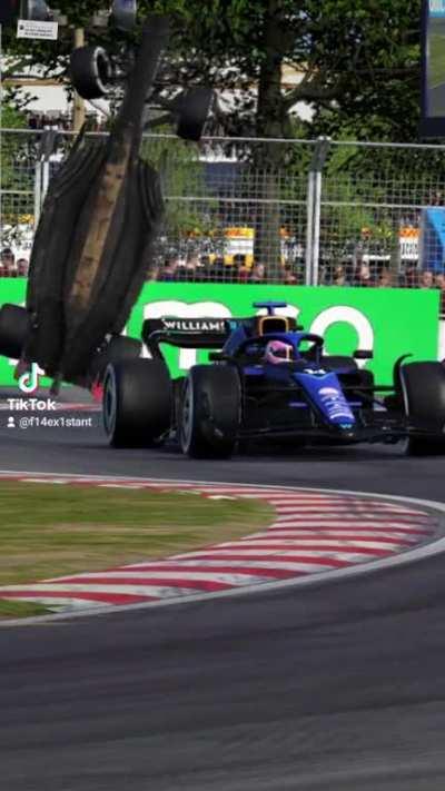 Well .. that's one way of doing a flying lap