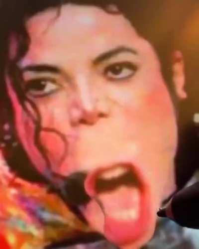 nicely timed michael jackson singing