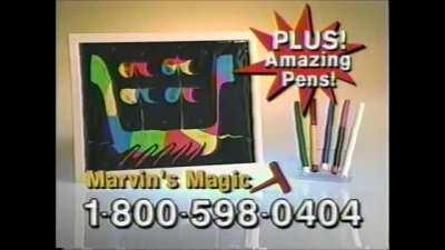 Marvin's Magic Drawing Board Commercial (1998)