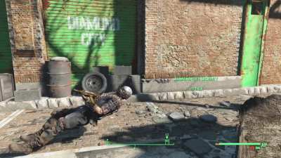 Anyone else seen funny physics like this in fo4? (Repost with new title) 