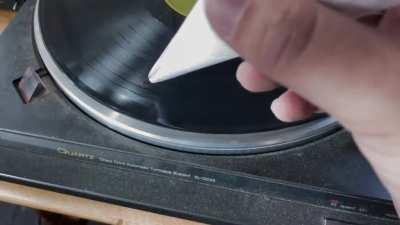 You can make a phonograph with a piece of paper and a needle...