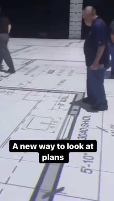 Life-size floor plans for a better understanding.