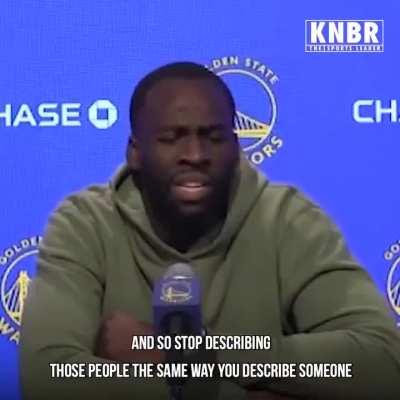 Draymond Green on last night's Capitol breach: &quot;They're not fucking protesters, they fucking terrorists.&quot;