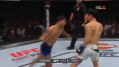 All significant strikes from UFC 206 - Cub Swanson vs Doo Ho Choi