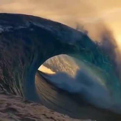 Waves touching the clouds