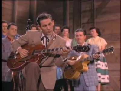 Chet Atkins playing Mister Sandman on a television program in 1954