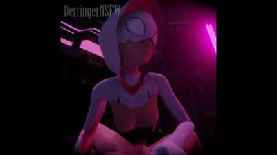 Spider Gwen abusing her powers