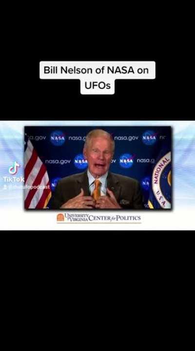 Bill Nelson, NASA administrator on UAP/UFOs