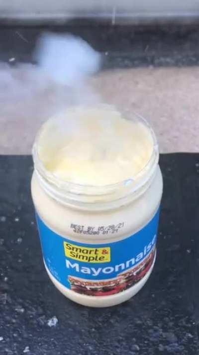 Lava Cube vs Mayonnaise