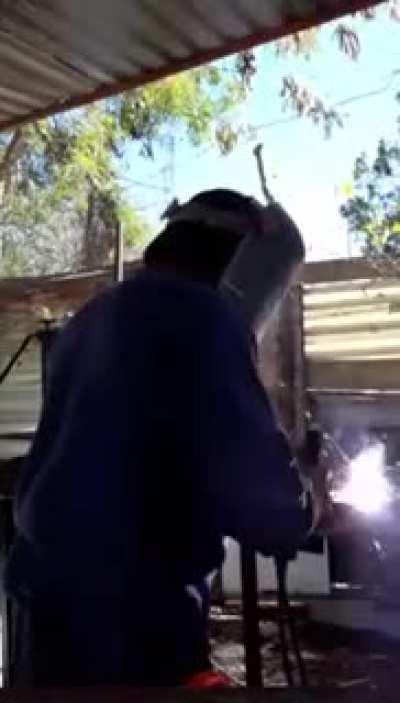 Welder in Mexico