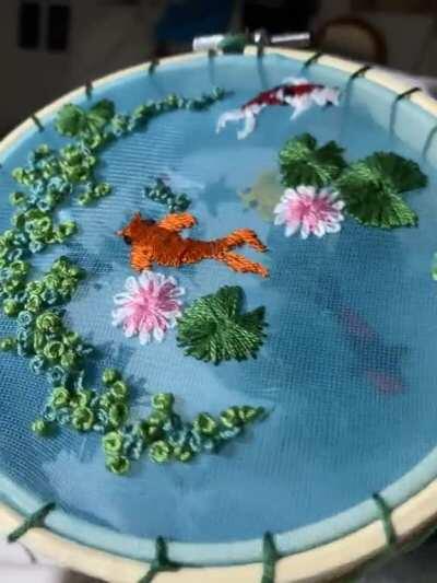 My take on the 3D koi pond