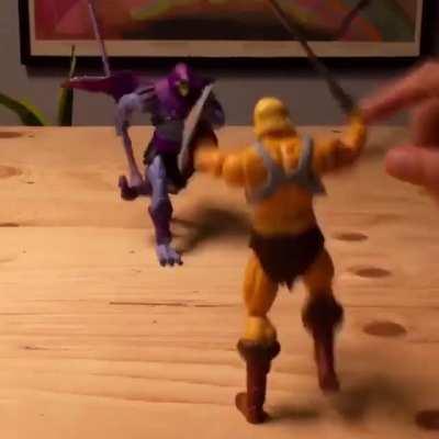 He-Man Stop Motion Animation blend