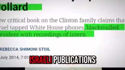 Did you know Monica Lewinsky was most likely part of Jeffrey Epstein’s sexual blackmail operation? Did you know about Israel’s stolen secret nuclear program that JFK tried to shut down right before he was shot?