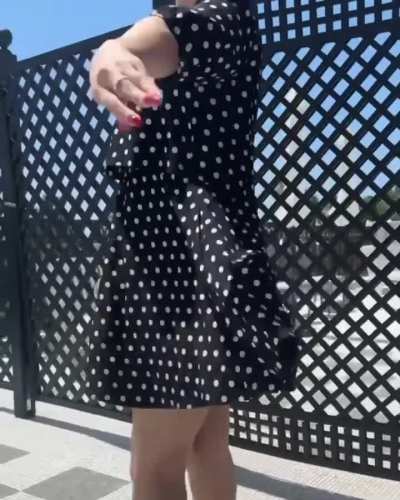 Polka dot dress | IG August 2024 