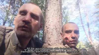 Two wounded Russian soldiers complain about being forced to participate in an assault despite their injuries. Allegedly they were beaten by their own commanders to force them to go on the assault. 25th Brigade, 1009th Regiment, Kharkiv region, Vovchansk d