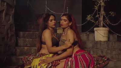 Sejal Shah , Simran Kapoor HOT Nude Boobs Lesbian Kissing Sex Scene In Devadasi S02 Ep 04 Baloons / Cine7