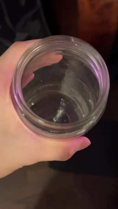 My cum in jar 🥛