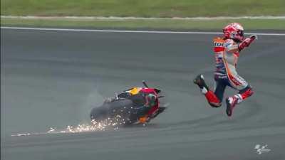 These airbag suits in MotoGP are just incredible.