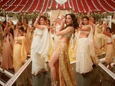 Nushrat Bharucha being sexy as always in a revealing outfit from her new song Deedar De!