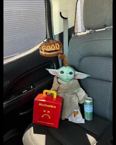 Baby Yoda tries Mr Charlie’s