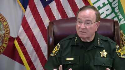 Recommendation on ways to reduce crime from the Sheriff of Polk County, Florida, Grady Judd: - Calm down, drink SevenUp, eat cookies and stop killing people