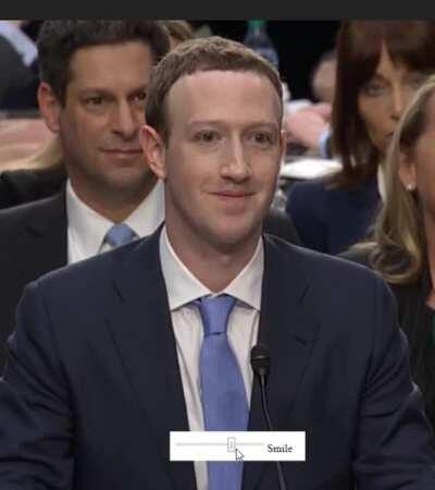 Mark Zuckerbot at his congress hearing