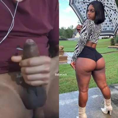 BBC Bud cums hard to this phat ebony ass