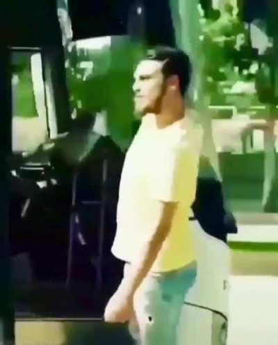 Does an idiot on a bus count? (Turn sound on)