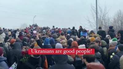 An unexpected chant at Navalny's funeral