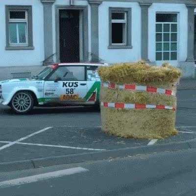 Sharp Rally Turn - Fiat 131 Abarth