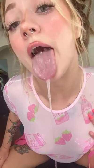 let me suck you off with my dripping mouth?