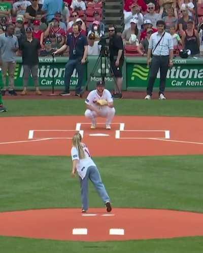 Throwing out the first pitch at Fenway Park | 6/30/24