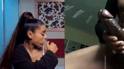 Ariana pumping cock