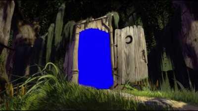 Shrek Outhouse Green Screen/Blue Screen