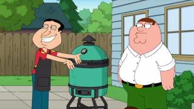 Family Guy making fun of the Big Green Egg 😂🥩🍖