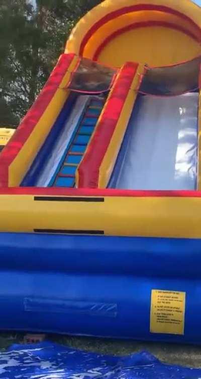 HMF while I slide on the kid's slide!