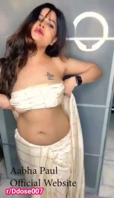 🔥🥰 Aabha Paul new Latest Paid Private App Exclusive VIDEO ❤️ Having trouble with her Top &amp;amp; Finally AreolaSlip😋!! Don't Miss 🥰🔥