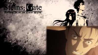 He doesn't say &quot;The choice of Steins;Gate&quot; but instead says &quot;That...is MY choice!&quot;!