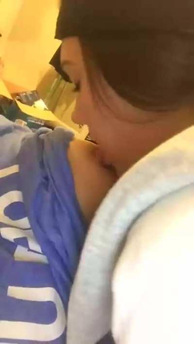 Nipple bite