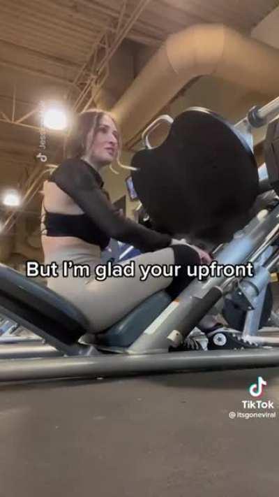 Guy try’s to cheat on his wife at the gym