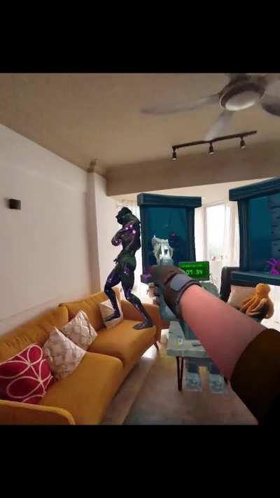 Just like COD Zombies in your house! (Mixed reality in Drop Dead)
