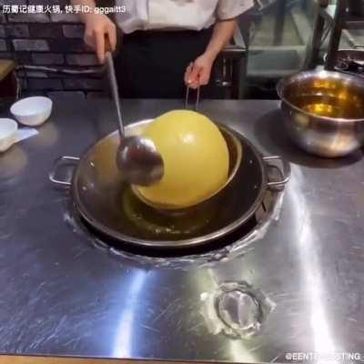 Making Fried Sesame Ball