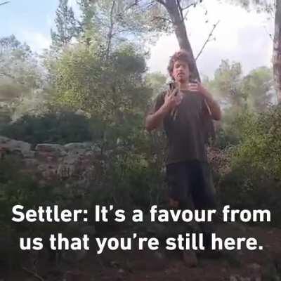 Israeli settlers harass Palestinian family