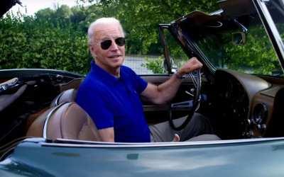 president biden goes to harry's car place